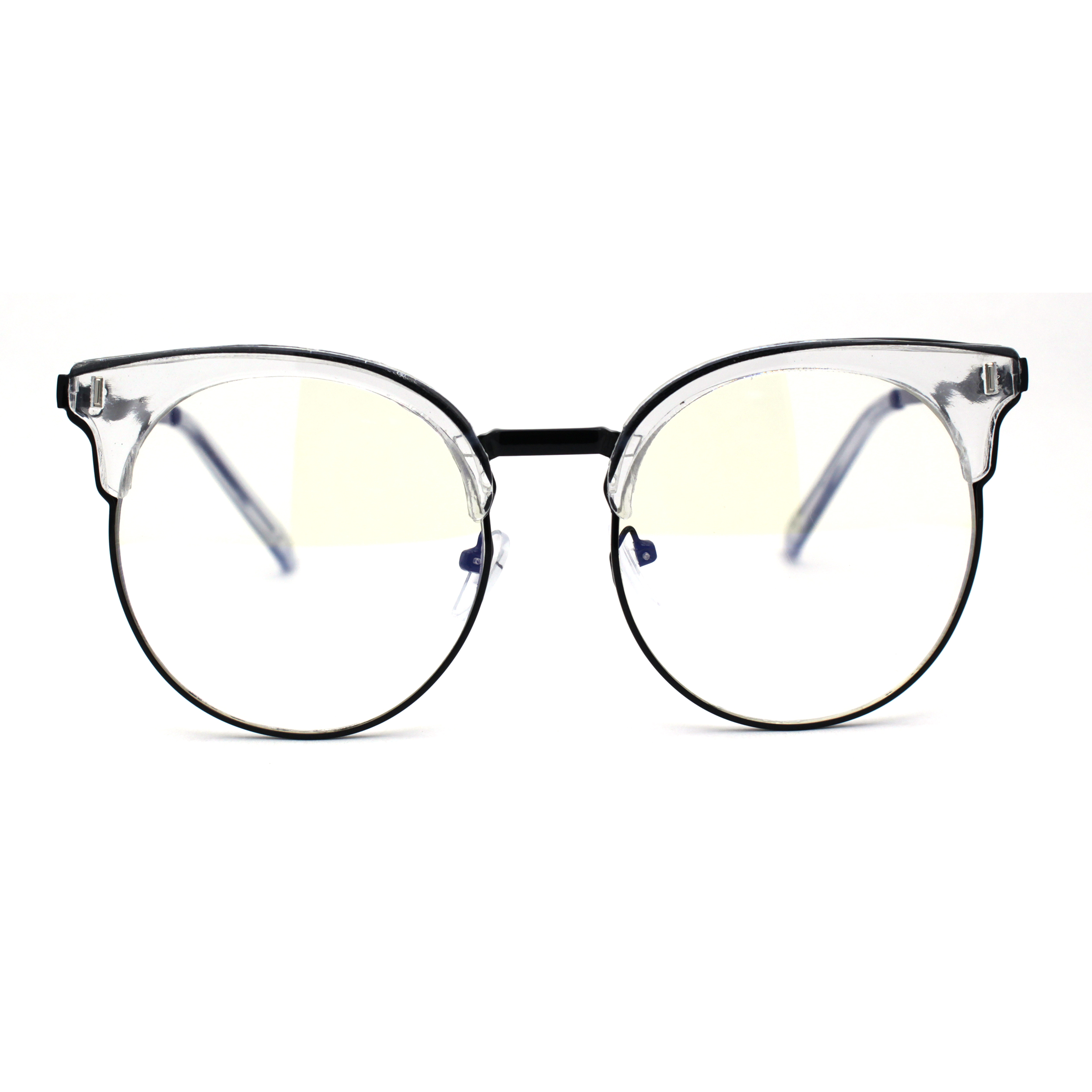 Lentes De Sol Womens Cat Eye Horn Rim Glitter Tie Dye Blue Lentes De Sol Womens Cat Eye Horn Rim Glitter Tie Dye Blue